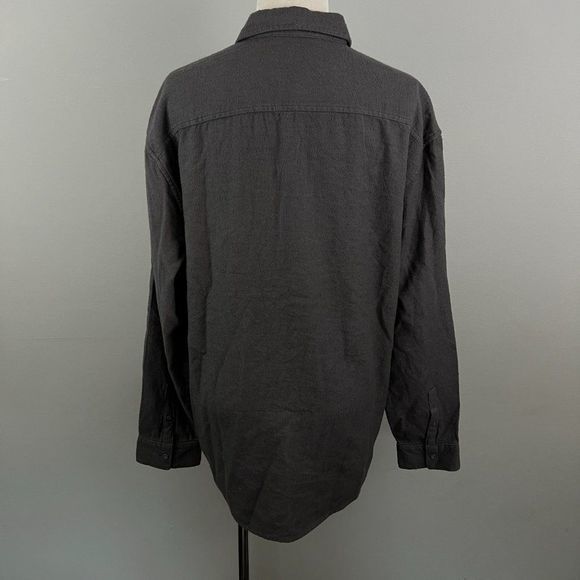 NWT BP Grey Flannel Button Down Shirt (L) - Picture 6 of 9